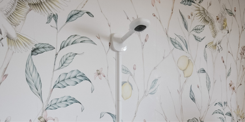 Nanit Pro Wall Mount On Nursery Wall 