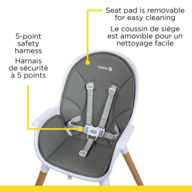 Avista High Chair - Grey Rabbit