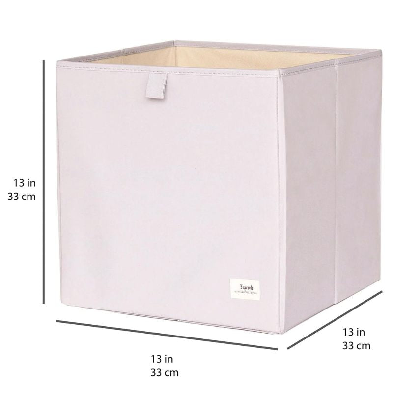 Recycled Storage Box Light Grey