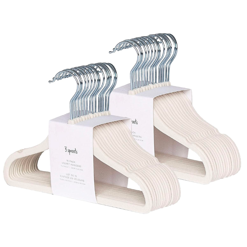 Cintres en velours - paquet de 30