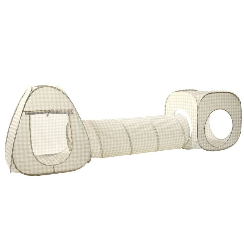 Recycled Fabric 3-in-1 Play Tent & Tunnel Set