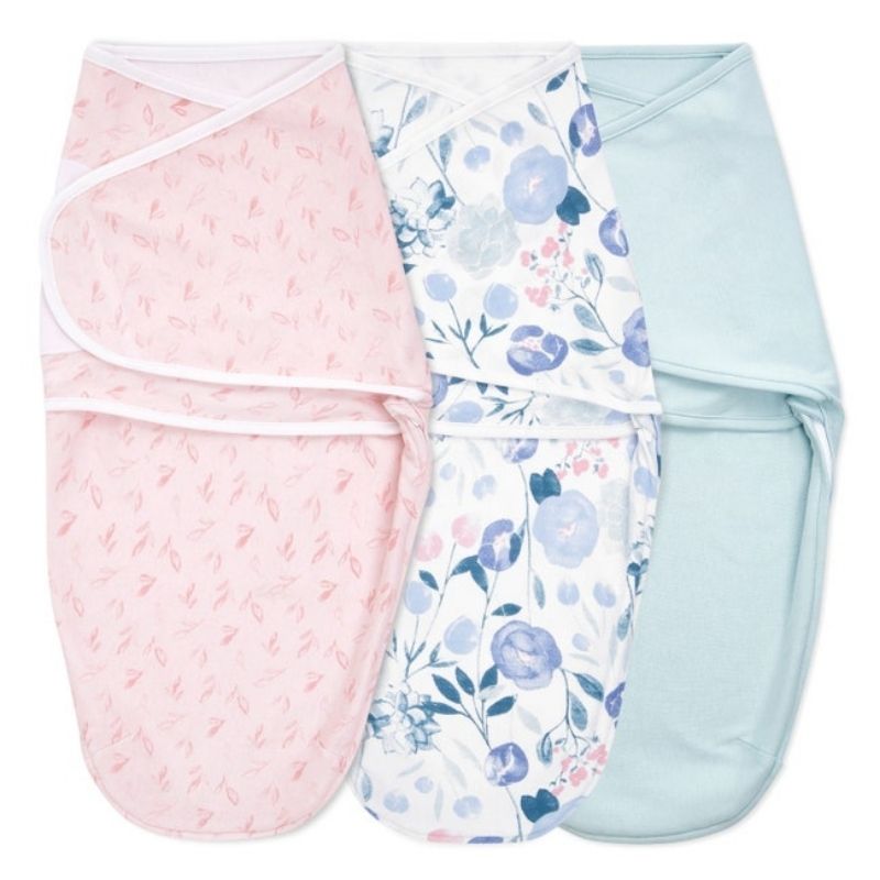 Essentials Wrap Swaddle - 3 Pack Floral Bloom