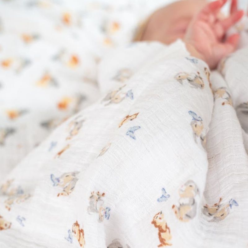 Cotton Muslin Swaddles - 4 Pack