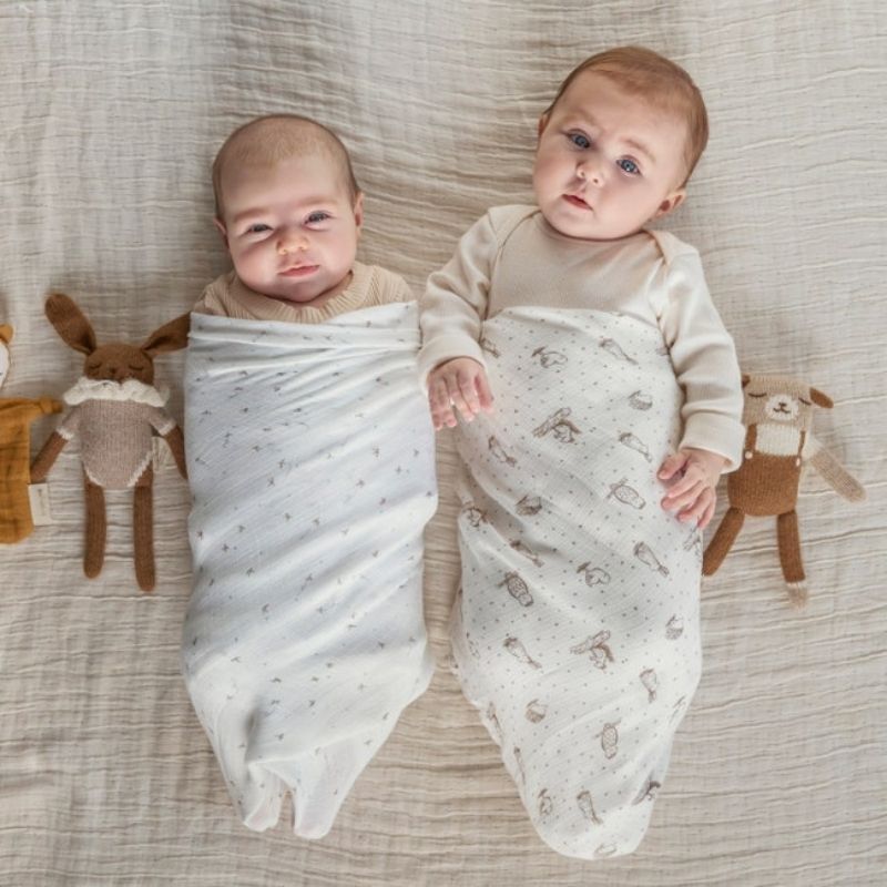 Essentials Silky Soft Muslin Swaddle - 2 Pack