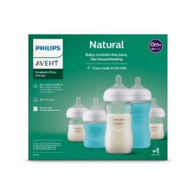 Glass Natural Bottle Set 