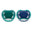 Deep Opal & Steel Blue