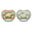 Orange Turtle & Green Whale