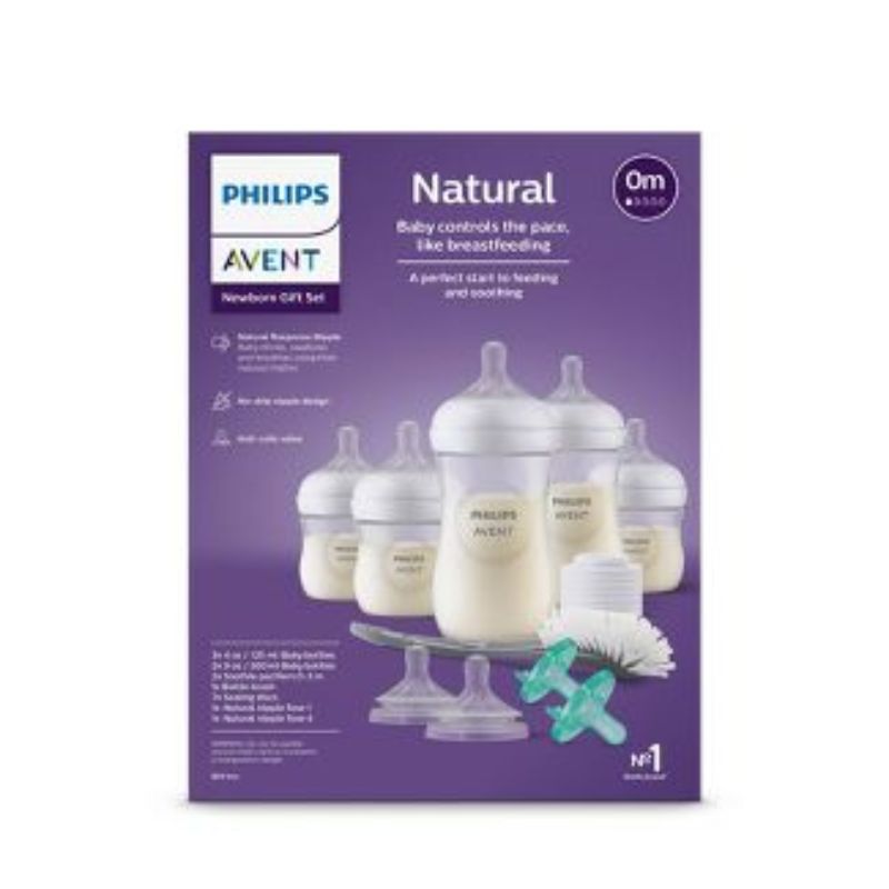 Natural Bottle Newborn Gift Set 