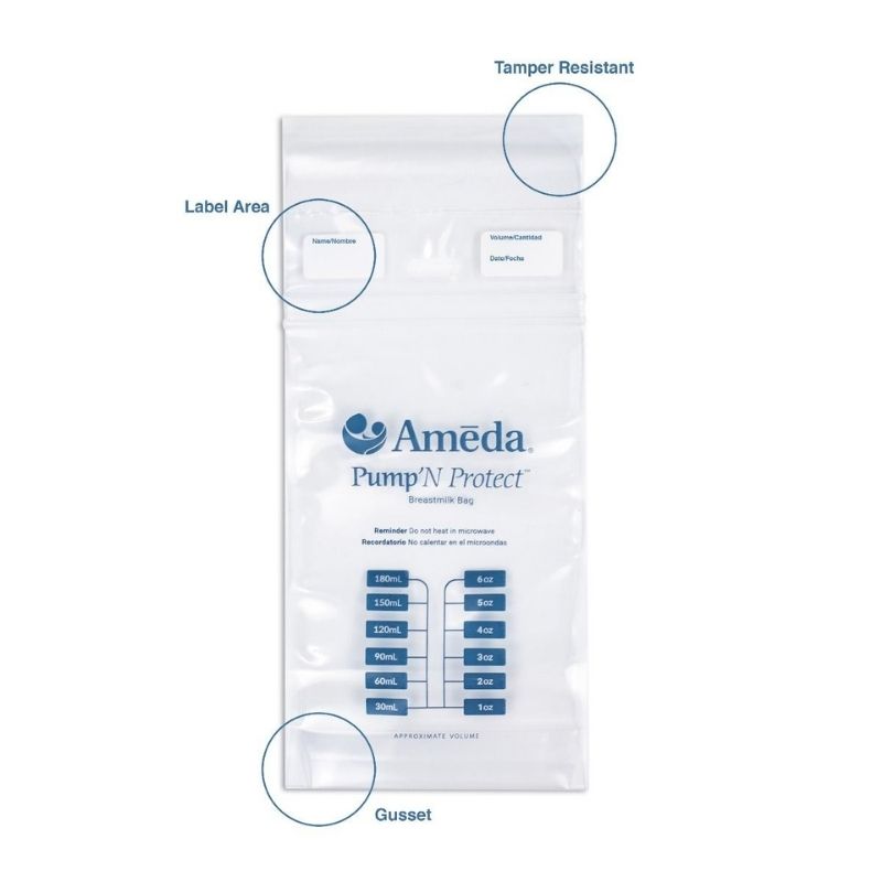 Pump and Protect 6 Ounce Milk Storage Bags