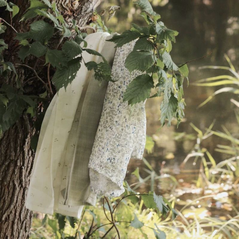 Organic Baby Muslin Squares 3 Pack Riverbank