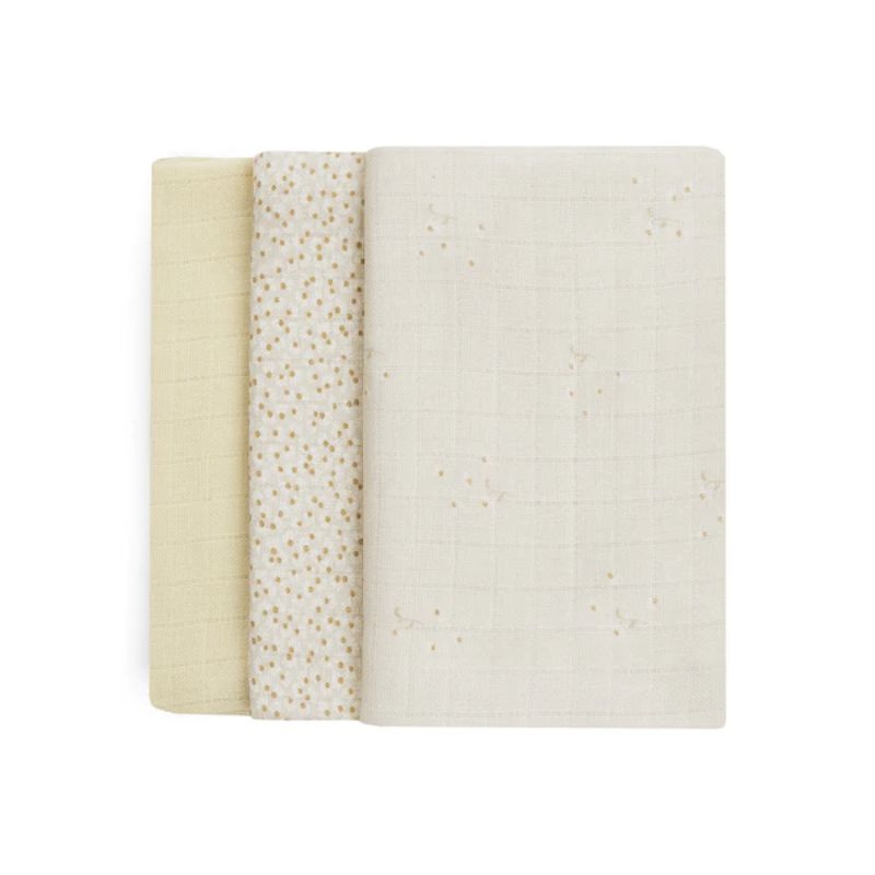 Organic Baby Muslin Squares 3 Pack