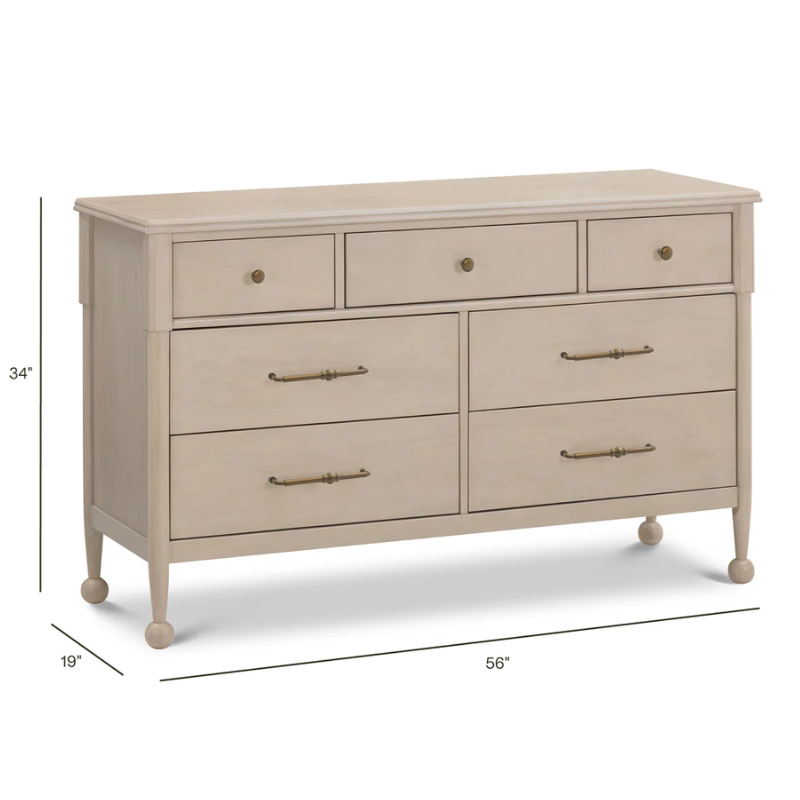 Alouette 7-Drawer Assembled Dresser