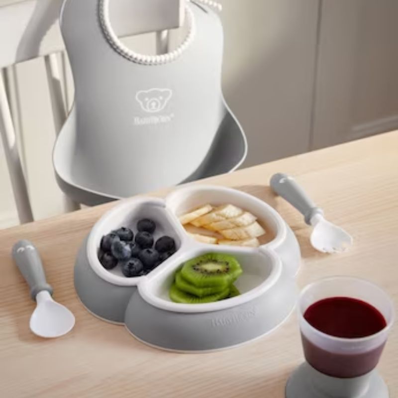 Mealtime Set 4 Pieces Grey
