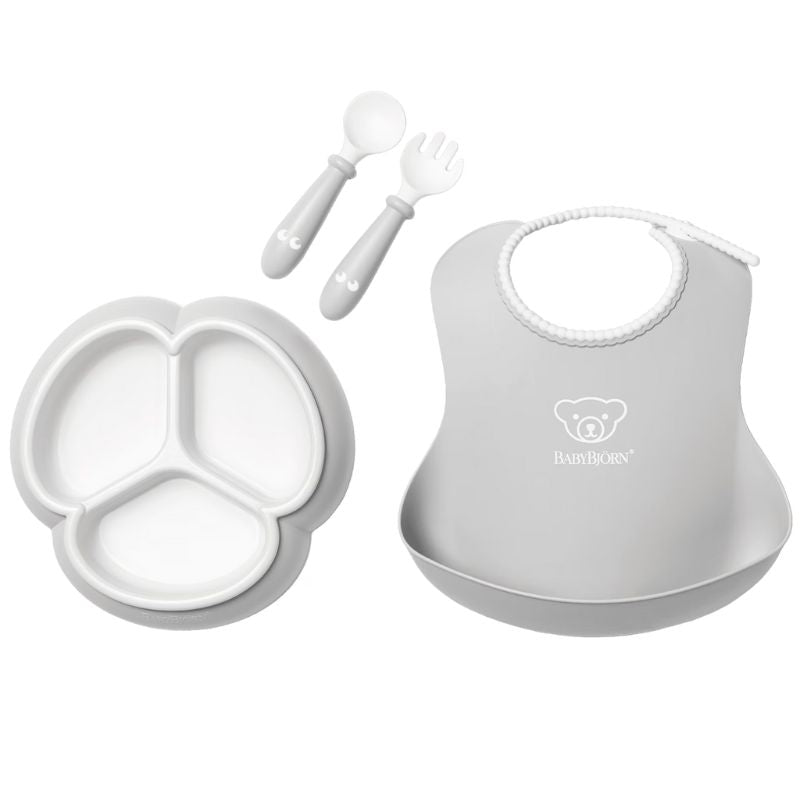 Mealtime Set 4 Pieces Grey