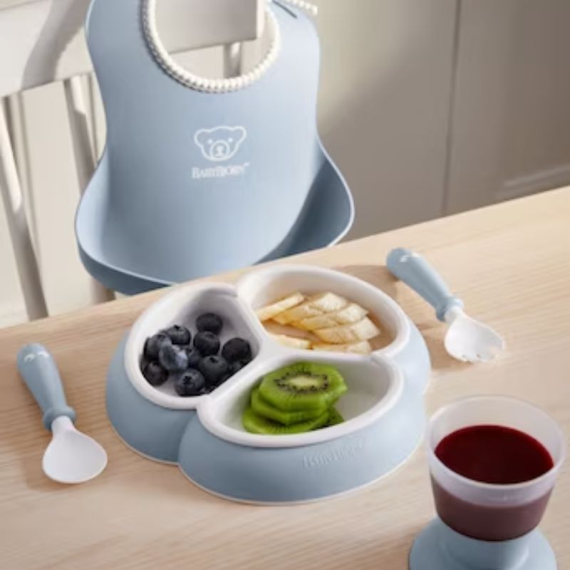 Mealtime Set 4 Pieces Powder Blue