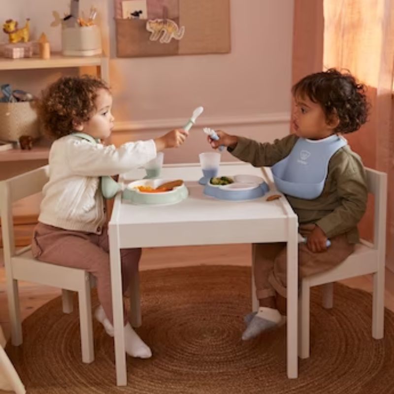 Mealtime Set 4 Pieces Powder Blue