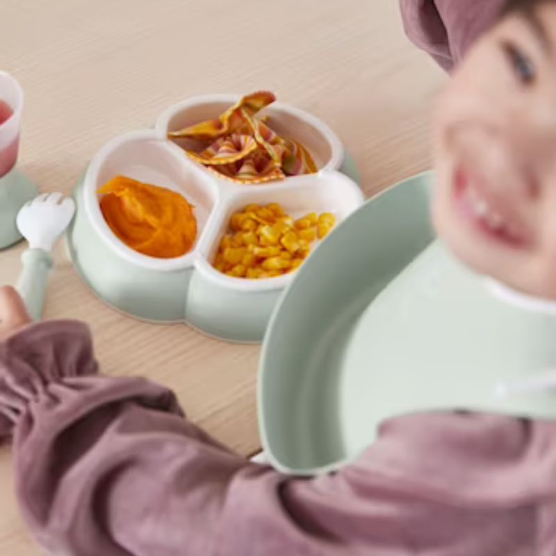 Mealtime Set 4 Pieces Powder Green