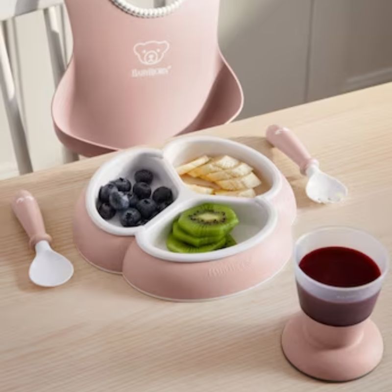 Mealtime Set 4 Pieces Powder Pink