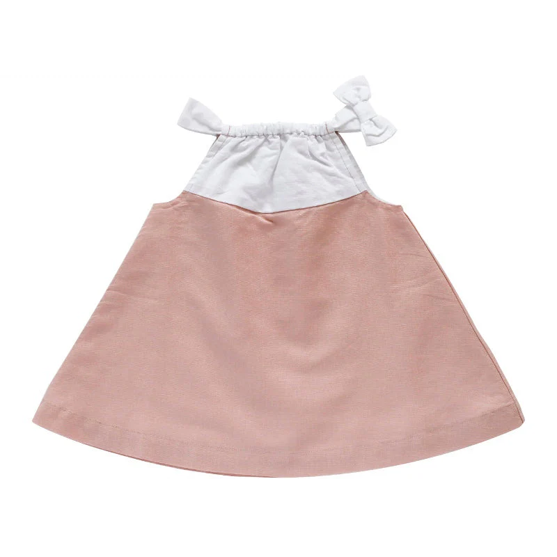 Bow Linen Dress
