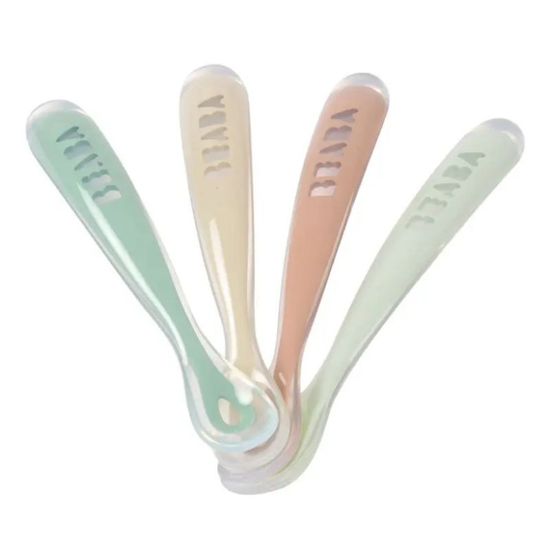 Second Stage Silicone Spoons - 4 Pack