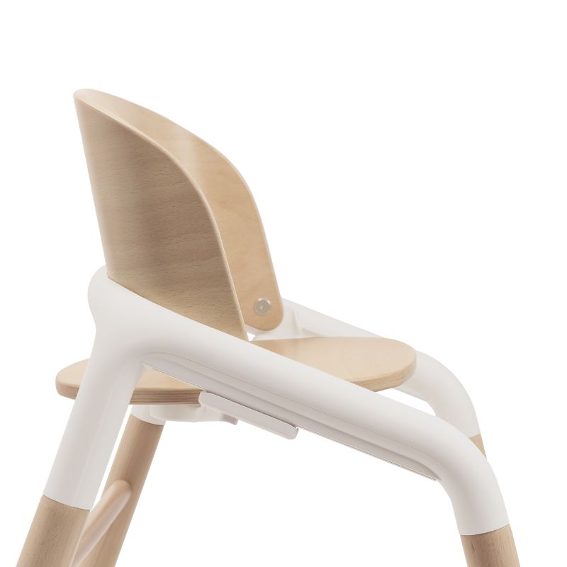 Giraffe Complete High Chair Set Neutral Wood/White