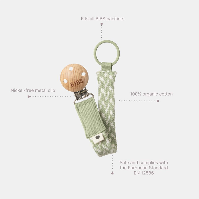 Paci Braid Pacifier Clip