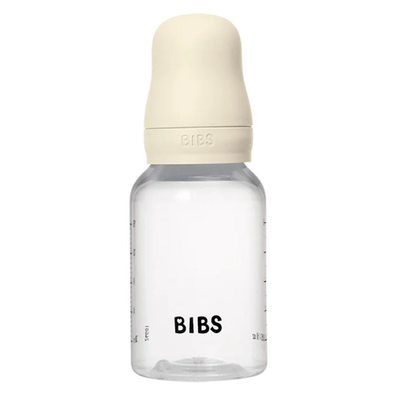 Baby Plastic Bottle Complete Set - Natural Rubber Latex
