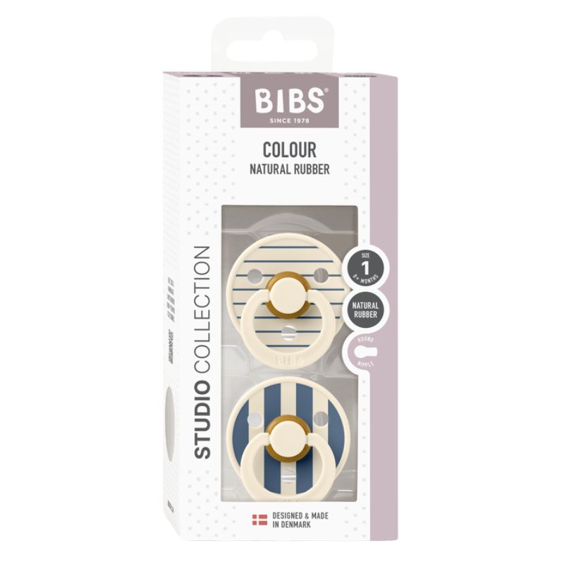 Studio Collection Natural Rubber Pacifier - 2 Pack