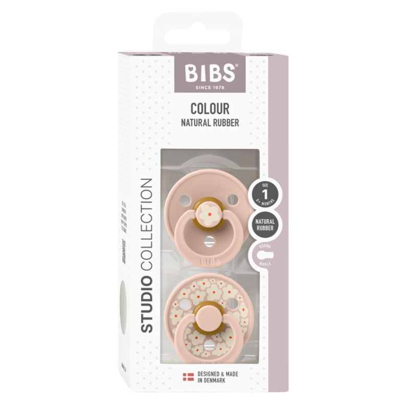 Studio Collection Natural Rubber Pacifier - 2 Pack