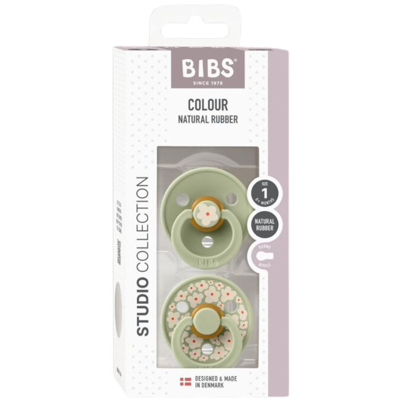 Studio Collection Natural Rubber Pacifier - 2 Pack