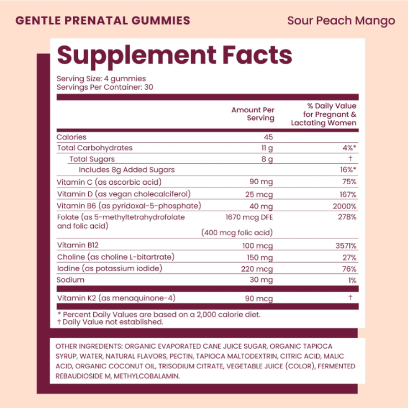Gentle Prenatal Gummies