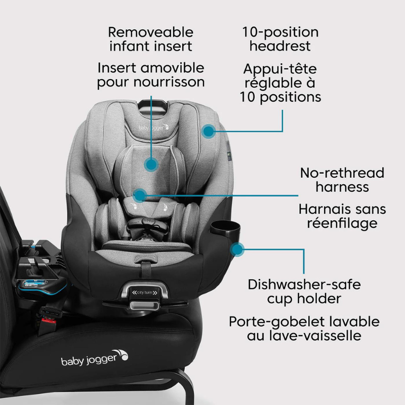 City Turn Rotating Convertible Car Seat
