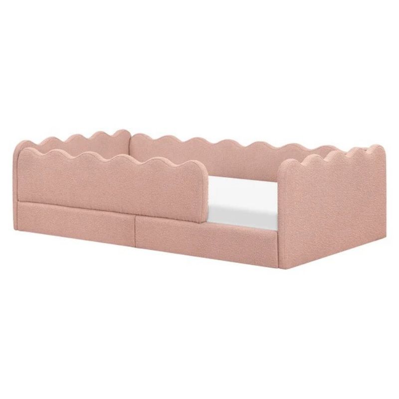Rizo Montessori-Inspired Twin Floor Bed with Guardrails