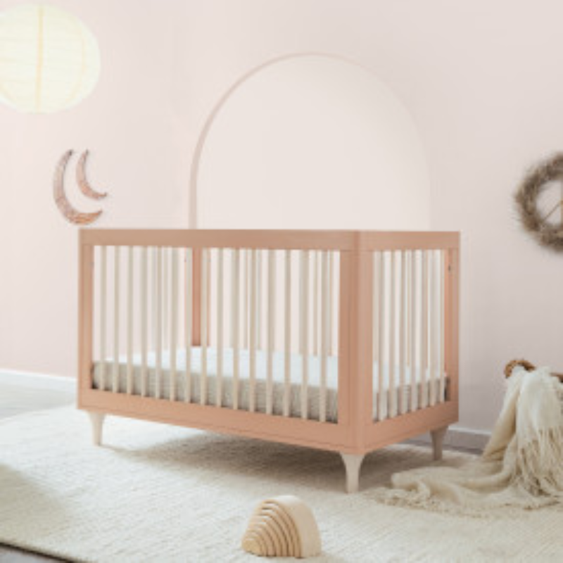 Lolly 3-in-1 Convertible Crib with Toddler Bed Conversion Kit