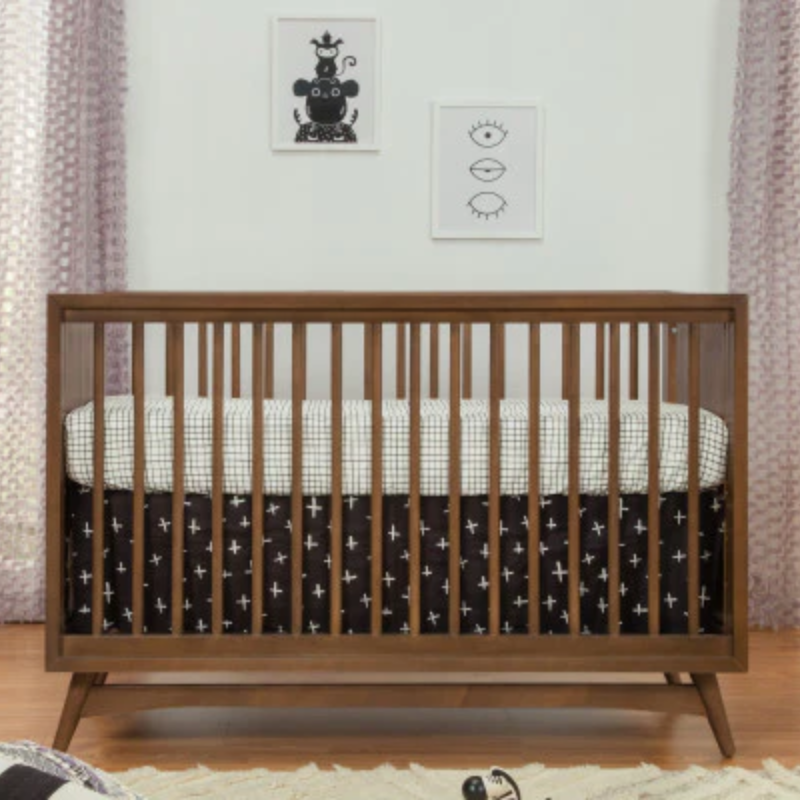 Peggy Mid-Century 3-in-1 Convertible Crib by Babyletto at $699! Shop now at Nestled by Snuggle Bugz for Cribs.