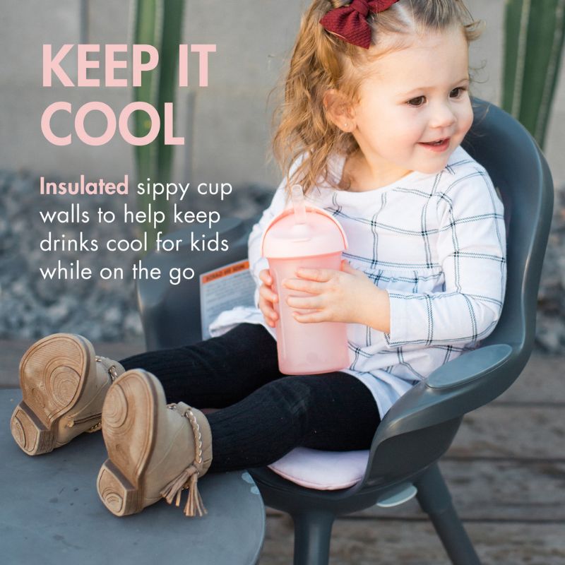 Swig Silicone Straw - 9 Ounces Blush