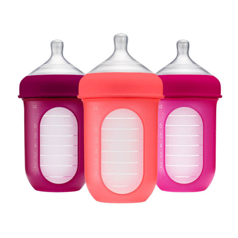 NURSH Silicone Bottle 3 Pack - 8oz