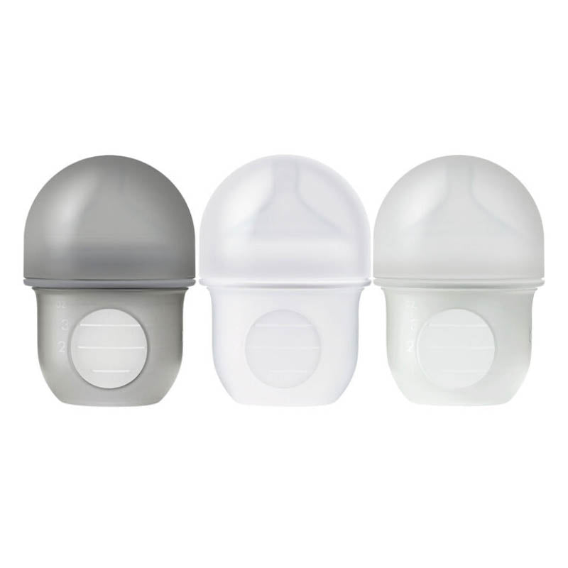 NURSH Silicone Bottle 3 Pack - 4oz