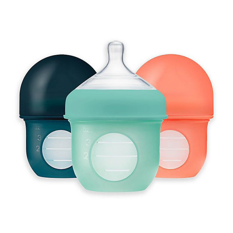 NURSH Silicone Bottle 3 Pack - 4oz