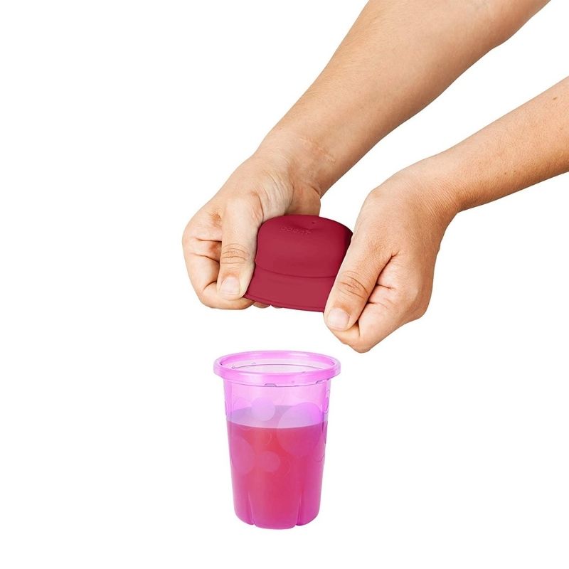 Snug Straw Lids - 3 Pack Pink