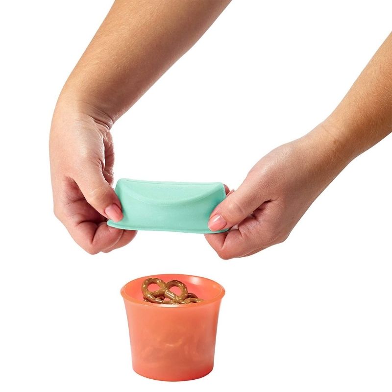 Snug Snack Cups with Lids -2 Pack 