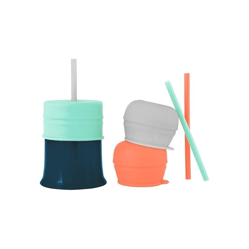 Snug Straw with Lids and Cup - 3 Pack