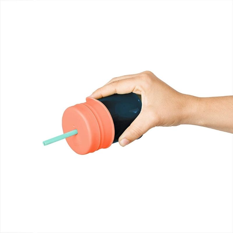 Snug Straw with Lids and Cup - 3 Pack Mint Multi
