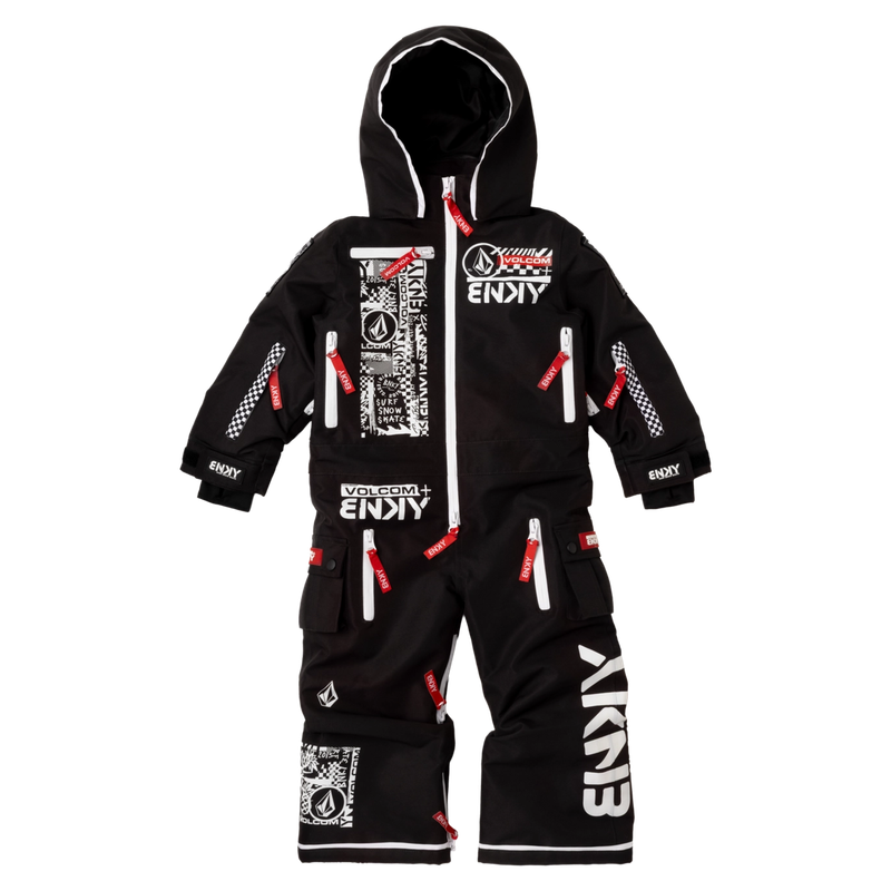 Bnky X Volcom Black Kids Snowsuit