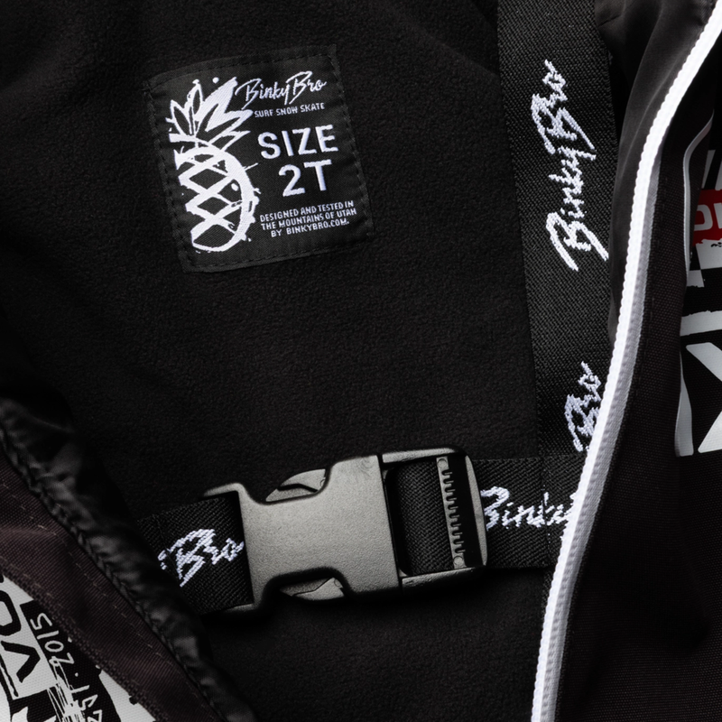 Bnky X Volcom Black Kids Snowsuit