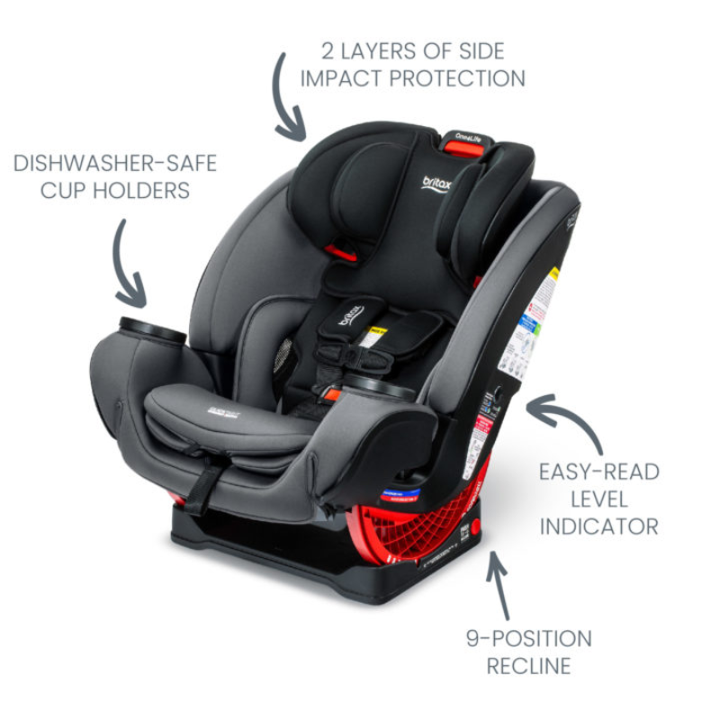 One4Life ClickTight All-in-One Convertible Car Seat - Safewash