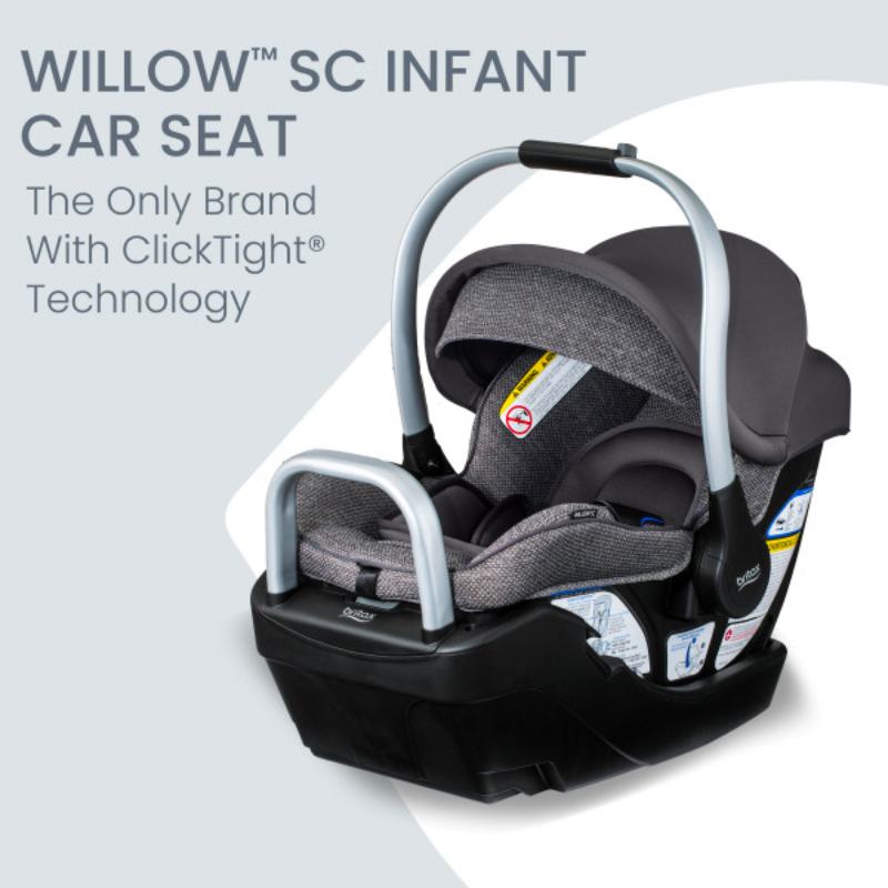 Willow SC Infant Car Seat + Extra Alpine Car Seat Base Bundle