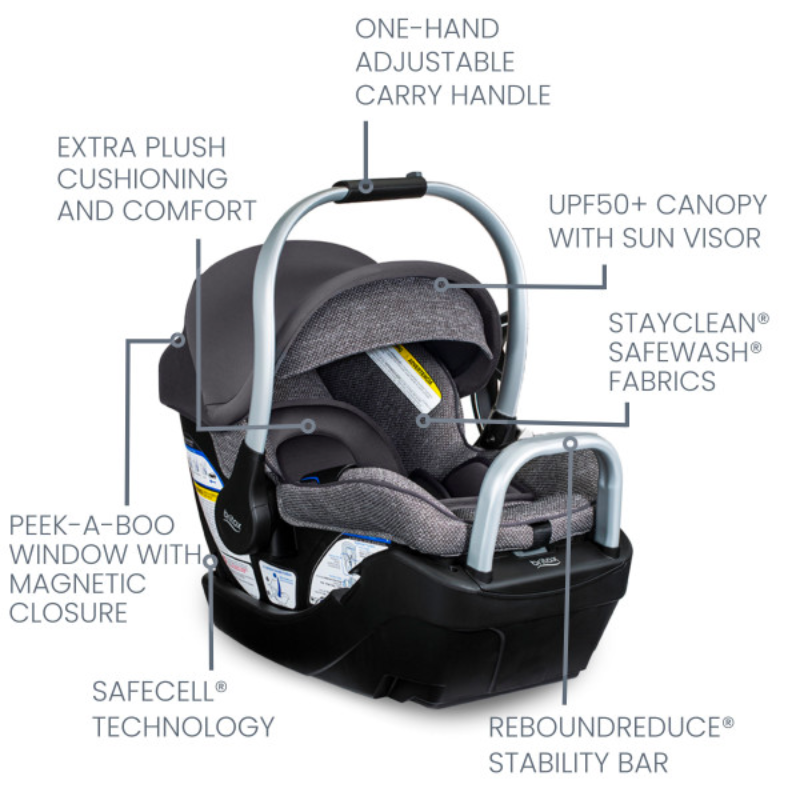Willow SC Infant Car Seat + Extra Alpine Car Seat Base Bundle