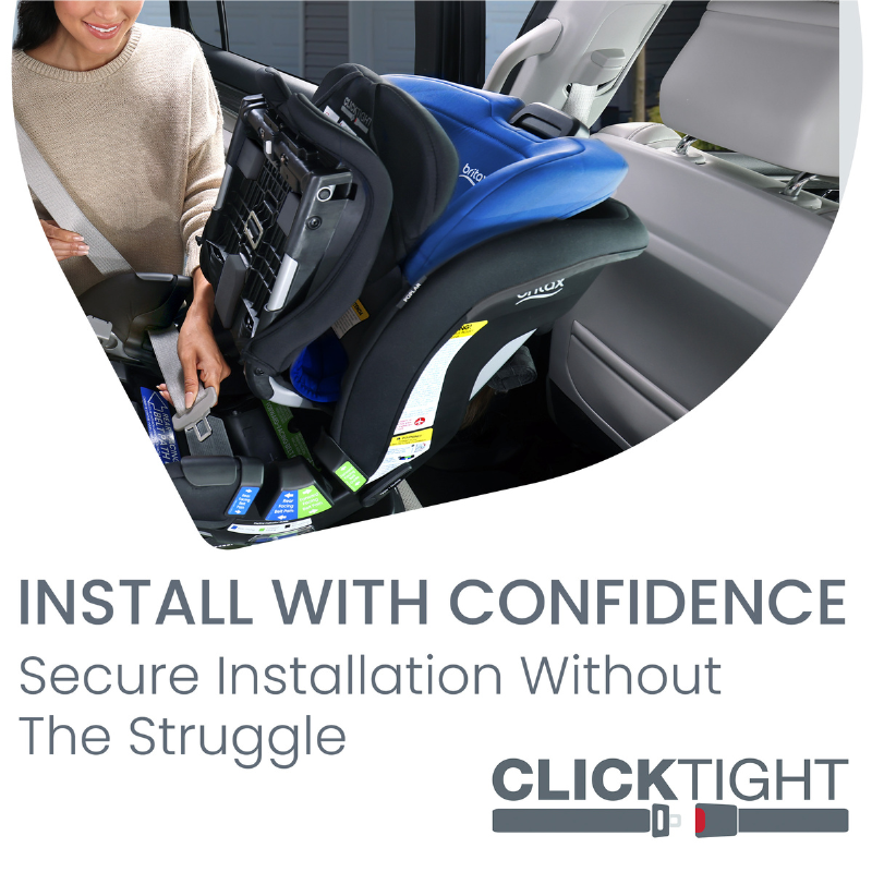 Poplar Convertible Car Seat with ClickTight Installation