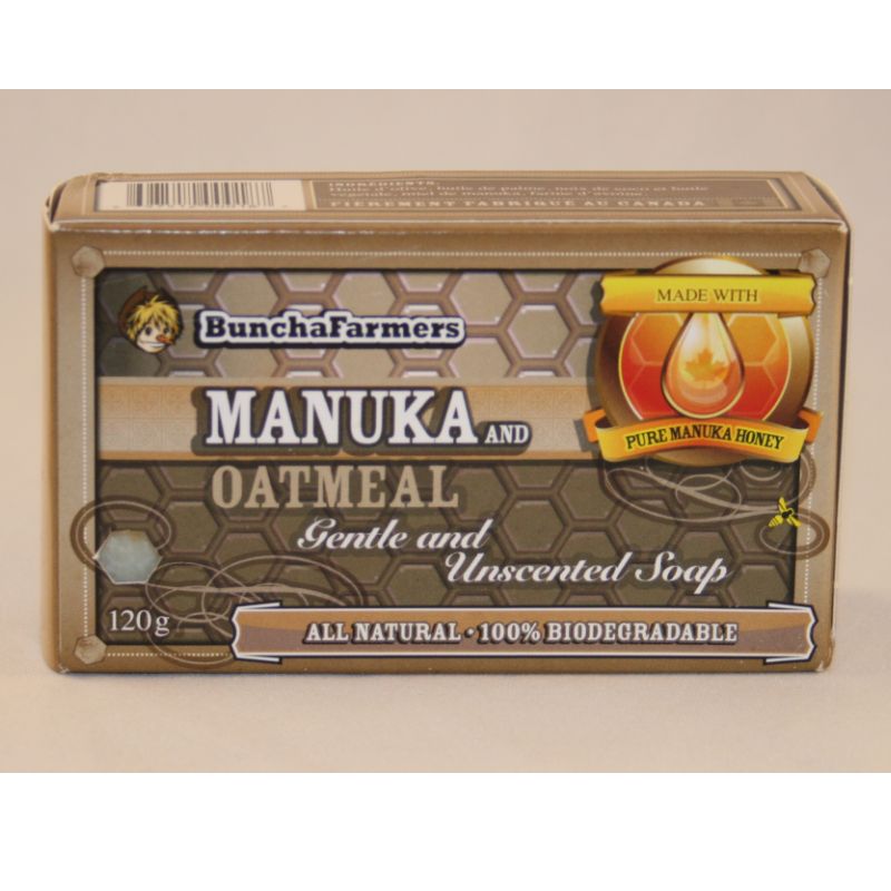 Savon au miel de Manuka et à l'avoine